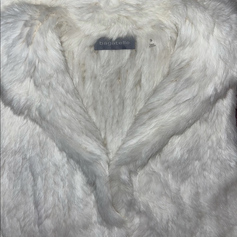 New Bagatelle Ivory Fur Vest